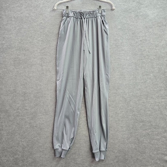 lululemon athletica Pants - Lululemon Women Activewear Pants‎ 2 Gray Keep Moving Jogger High Rise Drawstring